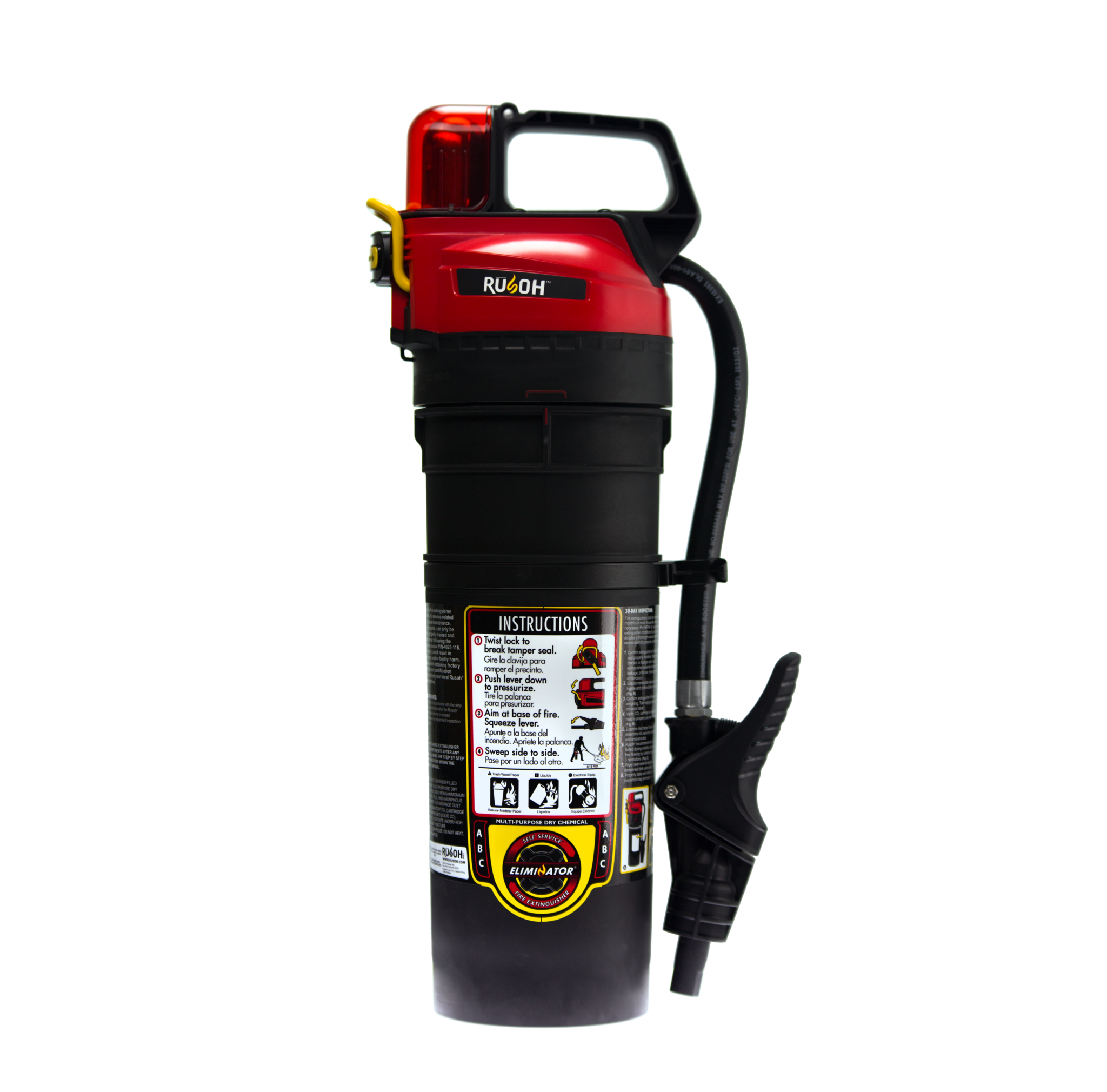 RUSOH® ELIMINATOR® 10LB ABC HIGH FLOW FIRE EXTINGUISHER