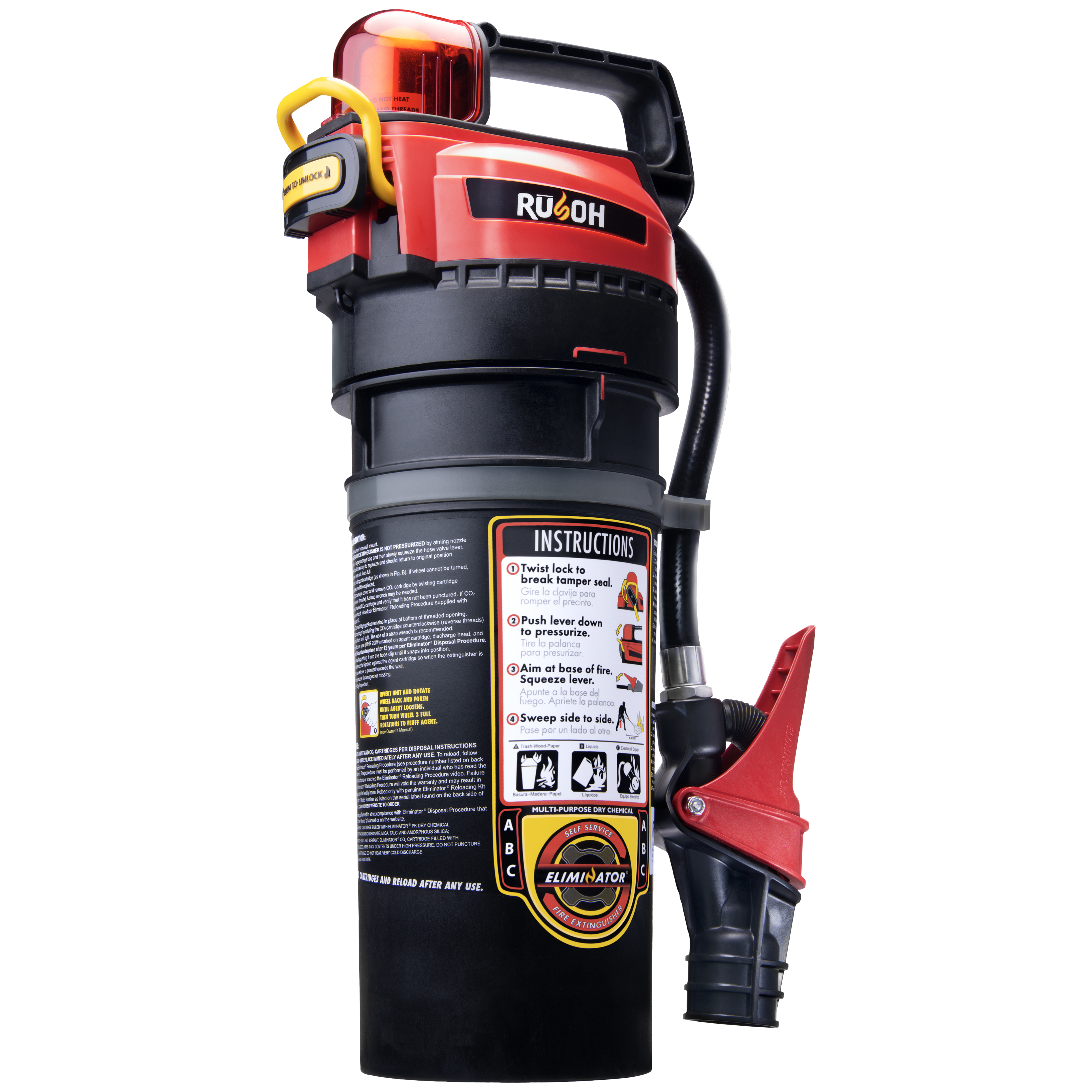 RUSOH® ELIMINATOR® 6LB ABC FIRE EXTINGUISHER